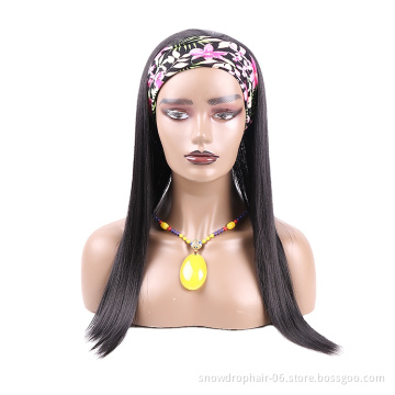Julianna Silky Straight Body Deep Wave Braid Wig With Headband Attached Curly Synthetic Headband Wigs For Black Women